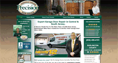 Desktop Screenshot of precisiongaragedoorsnj.com